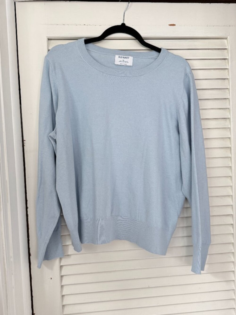Old Navy Cashmere Blue Crew Neck Sweater Pullover Size XXL